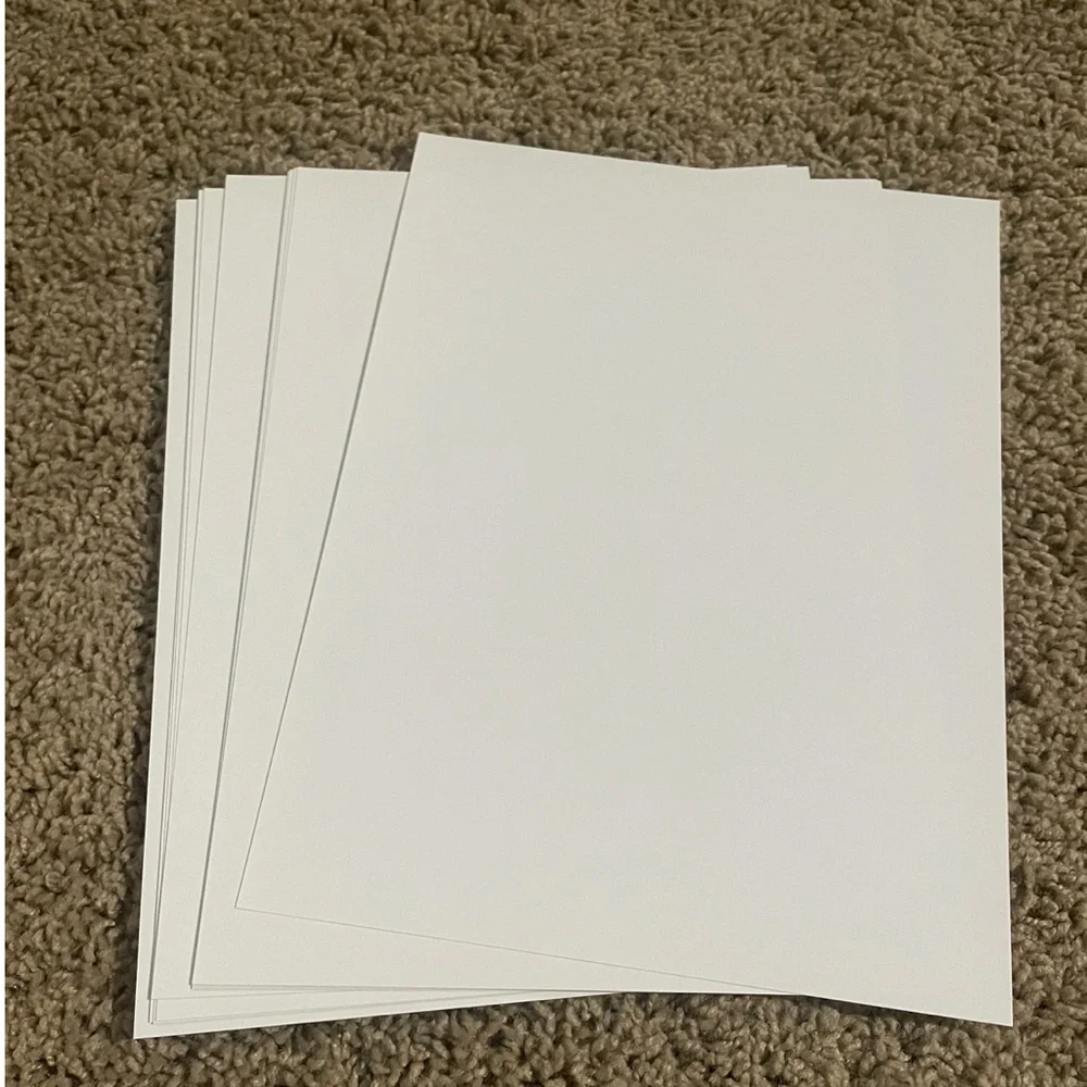 Satin finish glossy photo paper